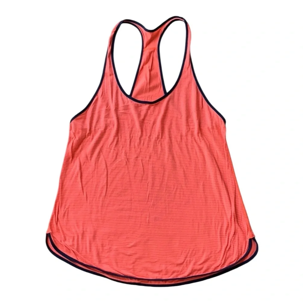 Lululemon 105 F Singlet Neon Orange Racerback Tank Top size 4